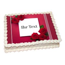 Fototorte Rosenblätter
