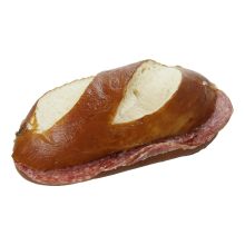 Lye Bread Salami Sandwich