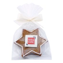 Lebkuchen Stern 7,5 x 7,5 cm