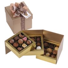 Würfelbox Pralinés 27er mit Alkohol B2B