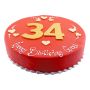 Numero Golden Colour Cake Round  thumbnail