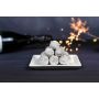 Bar of 10 Truffles Marc de Champagne with logo thumbnail