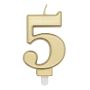 Number Candle Gold 5 thumbnail