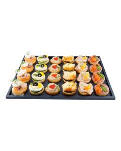 Apéro Canapé Schiefer gross 24 Stück