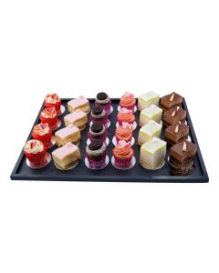 Mini Patisseries Schiefer gross 24 Stück