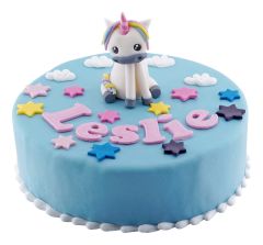 Children's birthday cake Hello Kitty pink