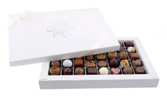40er Pralinéverpackung weiss