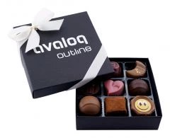 9er Pralinéverpackung farbig