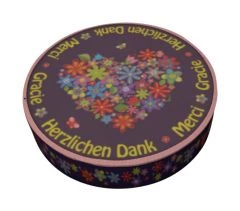 Versandtorte Blüten Herz