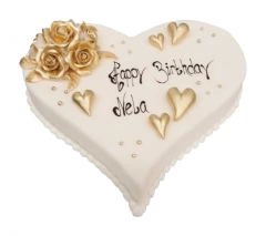 Heart Cake d'Or Small 