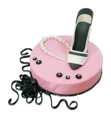 High Heel Color-Torte rund 