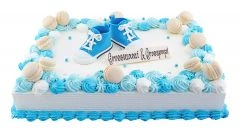 Torte Birthday blaue Rosen