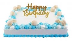 Torte Birthday blaue Rosen