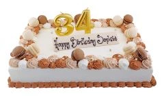 Torte Birthday blaue Rosen