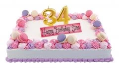 Torte Birthday blaue Rosen
