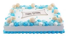 Torte Birthday blaue Rosen