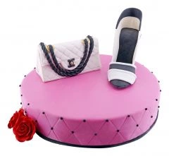 Koffer Color-Torte rund