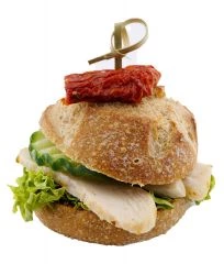 Potato Roll with Dry-Cured Ham