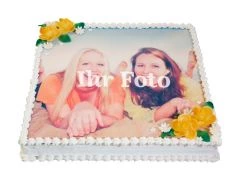 Birthday cake with photo