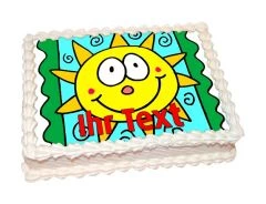 Photo Cake Sun