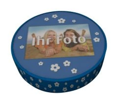 Shipping Cake Your Photo Blue