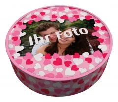 Shipping Cake Your Photo Little Hearts,