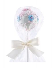 Lollipop aus weisser Schokolade