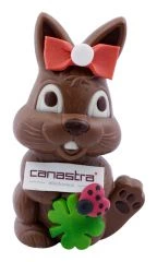 Osterhase Blumen mit Logo