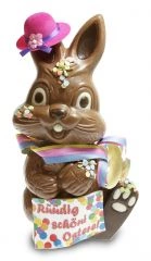 Easter bunny made of chocolate
