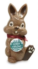 Easter bunny with logo