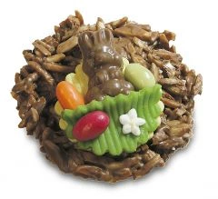 Osternest aus Rocher Schokolade