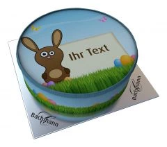 Shipping Cake Your Text Bunny