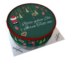 Versandtorte Ihr Text Santa
