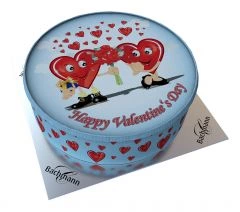 Shipping Cake Valentine's Day Hearts