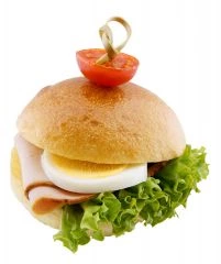 Potato Roll with Dry-Cured Ham