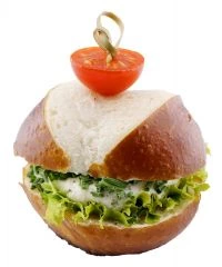 Potato Roll with Dry-Cured Ham