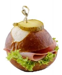 Potato Roll with Dry-Cured Ham
