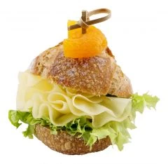 Potato Roll with Dry-Cured Ham
