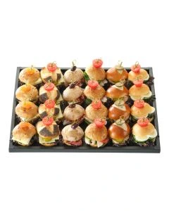 Apéro Rolls cardboard plate big 24pc.