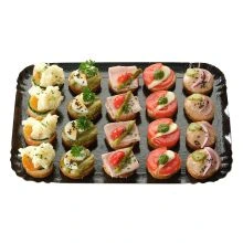 Appetiser Canapé Cardboard plate 20pc.
