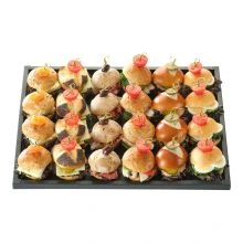Apéro Rolls cardboard plate big 24pc.