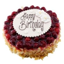 Himbeer-Biscuittorte 10 Pers. mit Text
