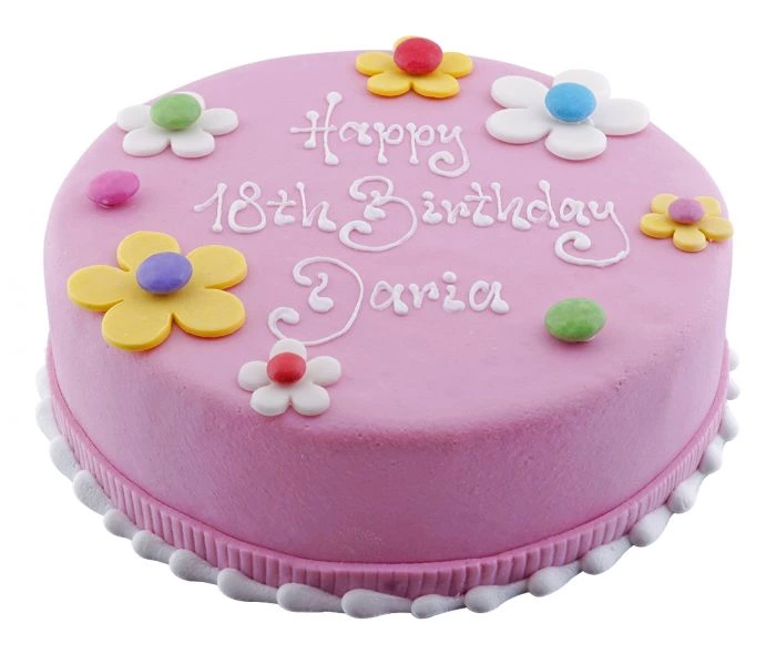Light Pink Rosette Cake | Cake Together | Birthday Cake Delivery - Cake  Together