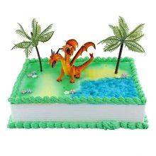 Kindergeburtstagstorte Drachen Mystery