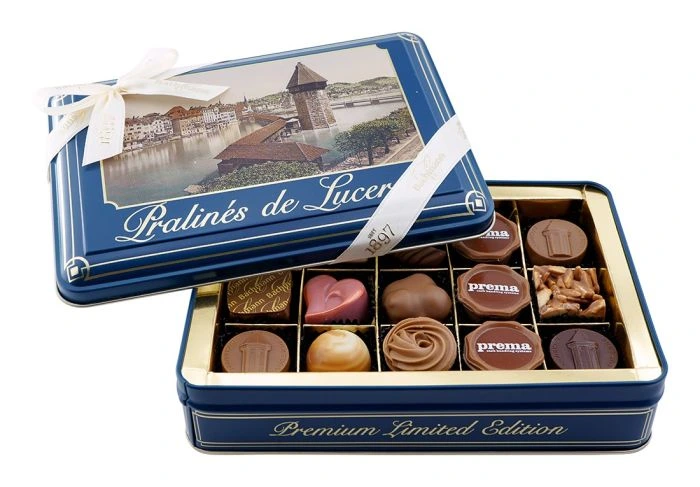 Tin box chocolate sale