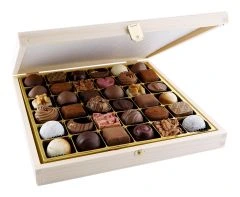 36er Holzpralinébox