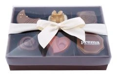 6er Praliné Verpackung transparent