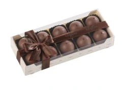 Bar of 10 Baileys Truffles with logo