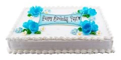 Torte Birthday blaue Rosen