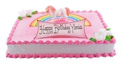 Cake Pink Birthday Roses